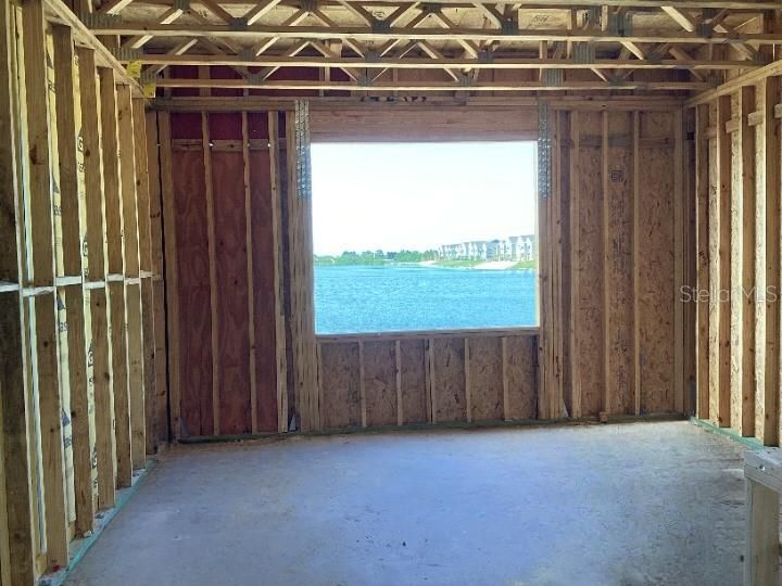 Empty room, Interior, Wooden Beams, Wooden Walls