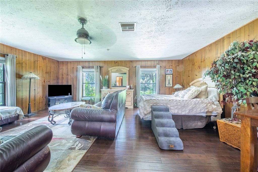 Bedroom, Interior, Living room, Wood Texture Flooring, Wooden Walls