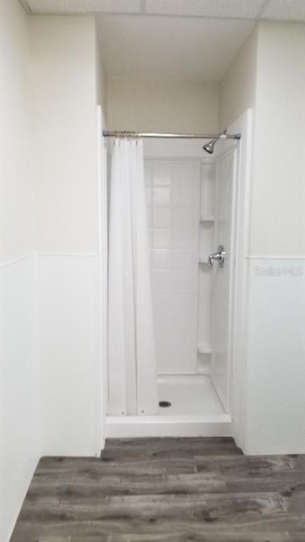 Bathroom, Interior, Walk-in Closets, Wood Texture Flooring
