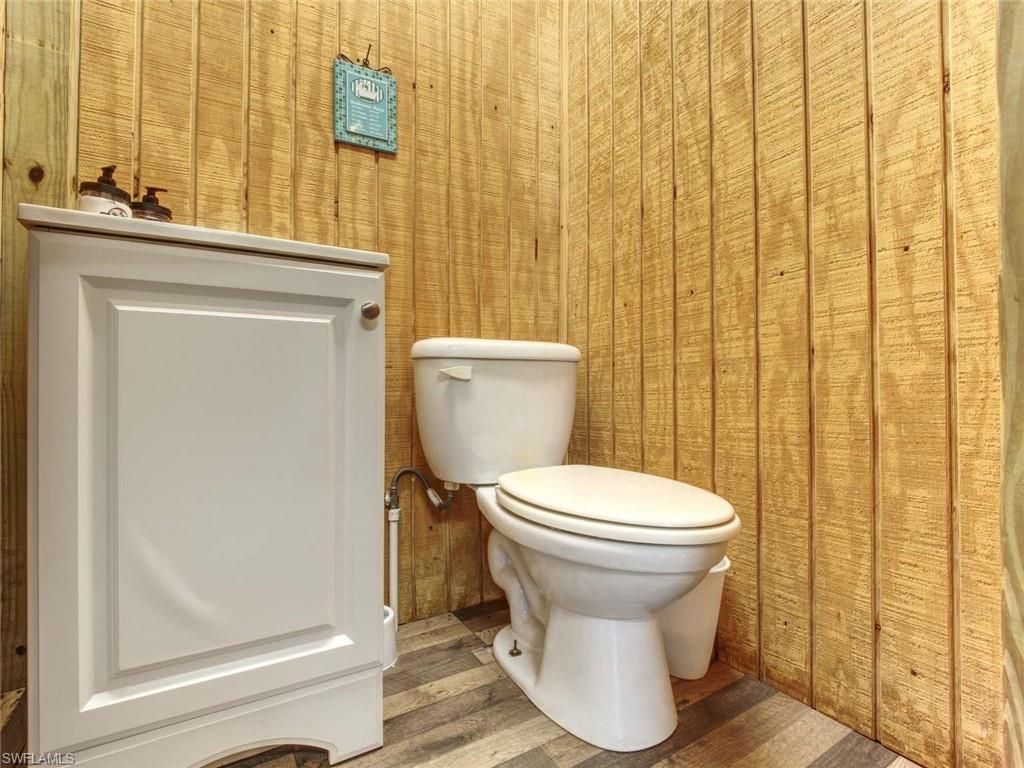 Bathroom, Interior, Wood Texture Flooring, Wooden Walls