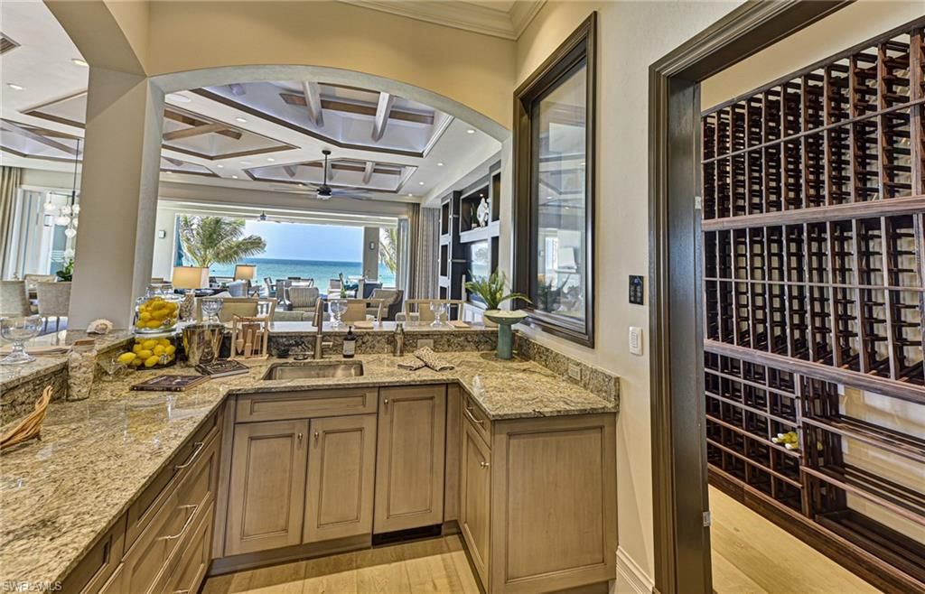 Interior, Recessed Lighting, Water, Wine Storage, Wood Texture Flooring