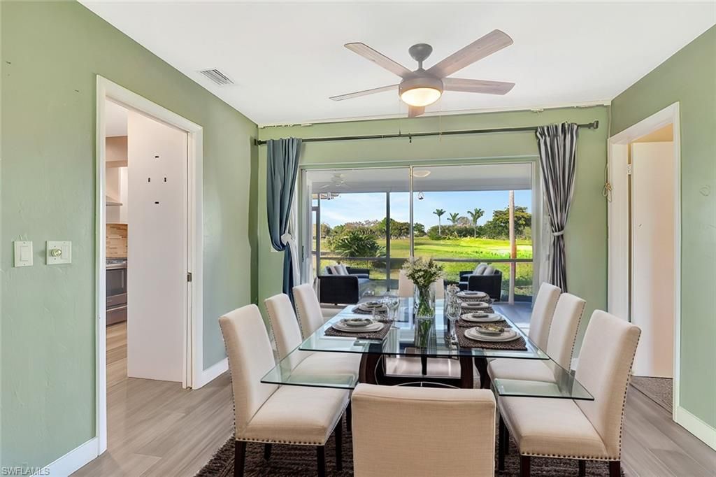Dining room, Interior, Wood Texture Flooring