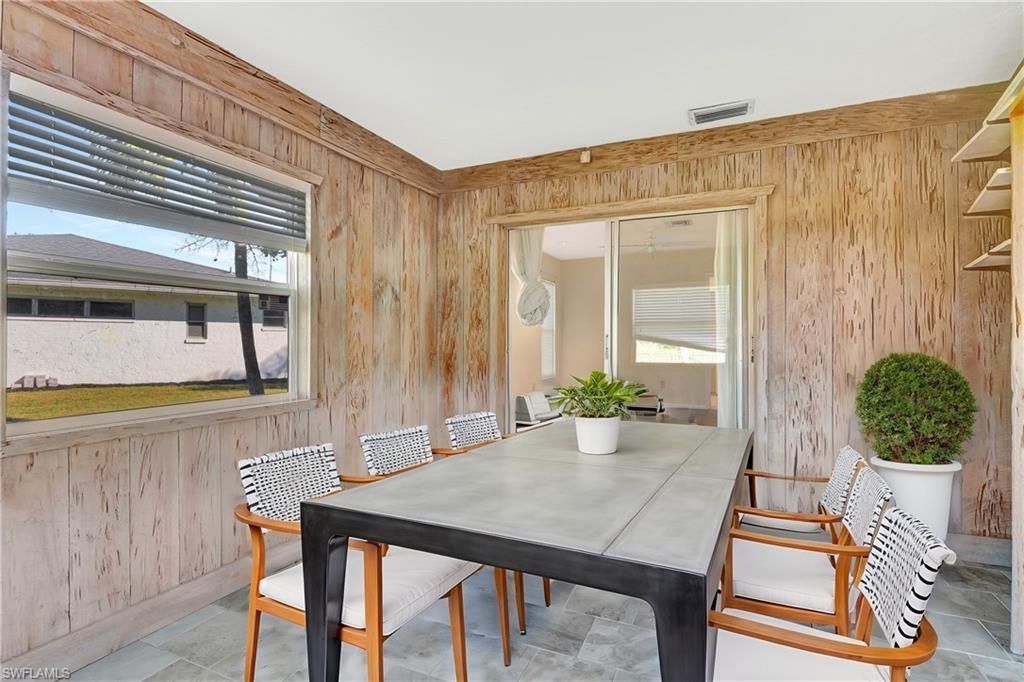Dining room, Interior, Wooden Walls