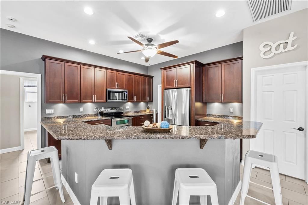 Interior, Kitchen, Recessed Lighting, Stainless Steel Appliances