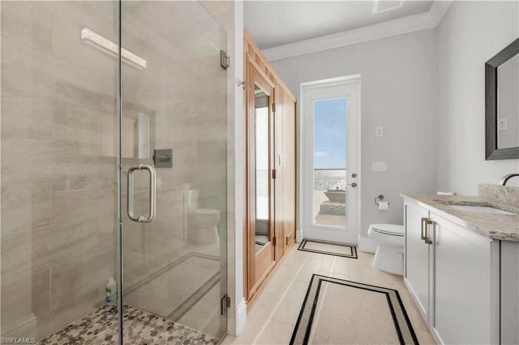 Bathroom, Glass Shower, Interior