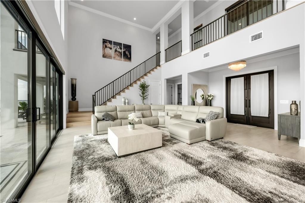 Interior, Living room, Recessed Lighting