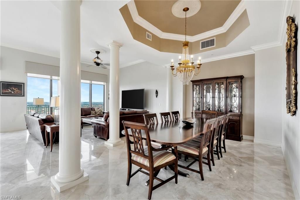 Chandelier, Dining room, Interior, Living room, Marble