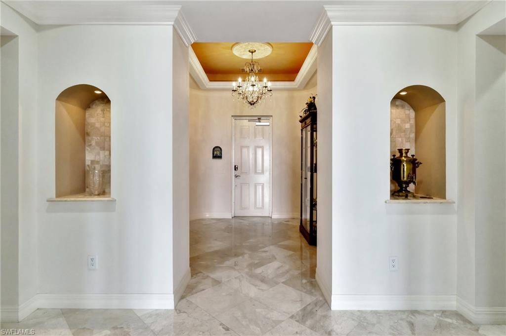 Chandelier, Interior, Marble