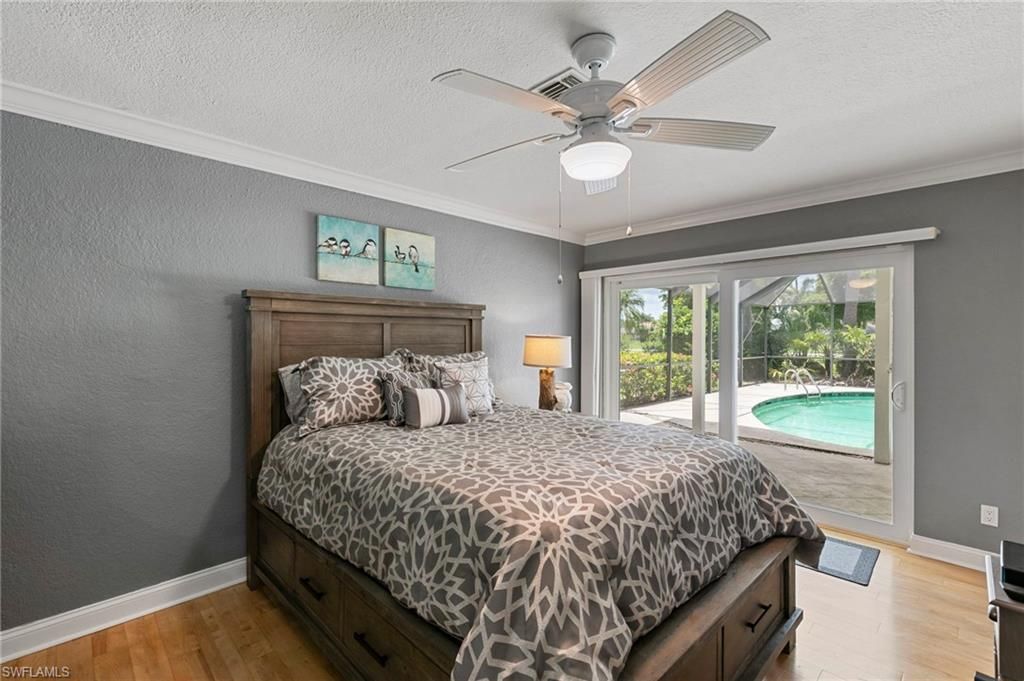 Bedroom, Interior, Pool, Wood Texture Flooring