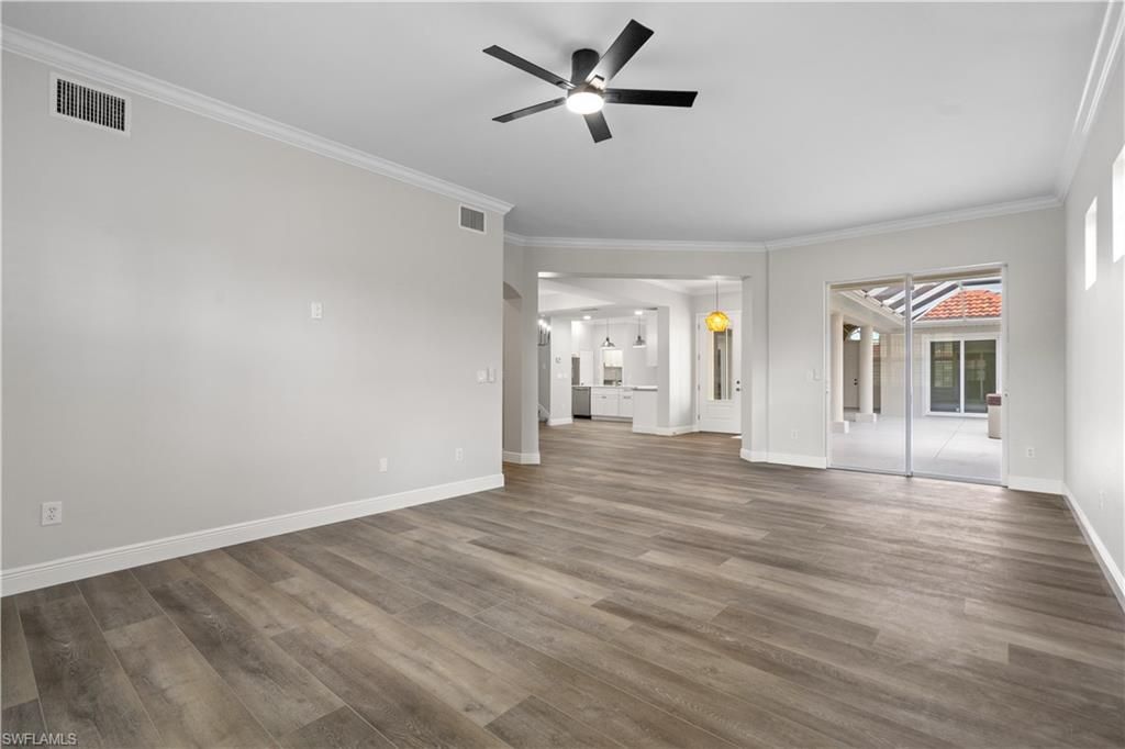Empty room, Interior, Wood Texture Flooring