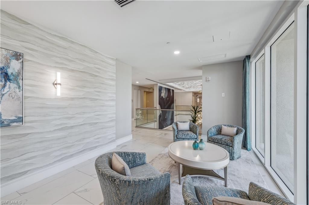 Interior, Living room, Marble, Recessed Lighting