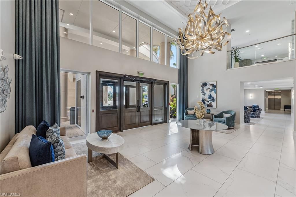 Chandelier, Interior, Living room, Marble, Recessed Lighting