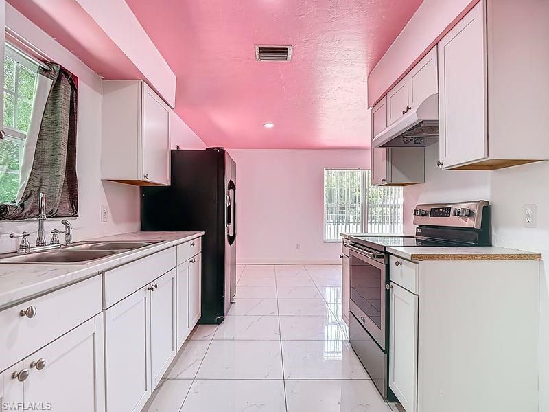 Interior, Kitchen, Marble, Recessed Lighting