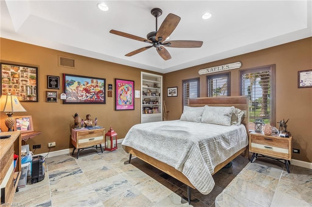 Bedroom, Interior, Recessed Lighting