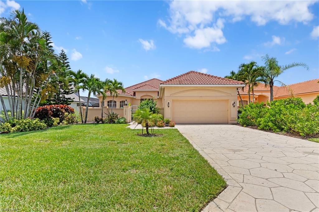 Attached, Backyard, Exterior, Facade, Mediterranean