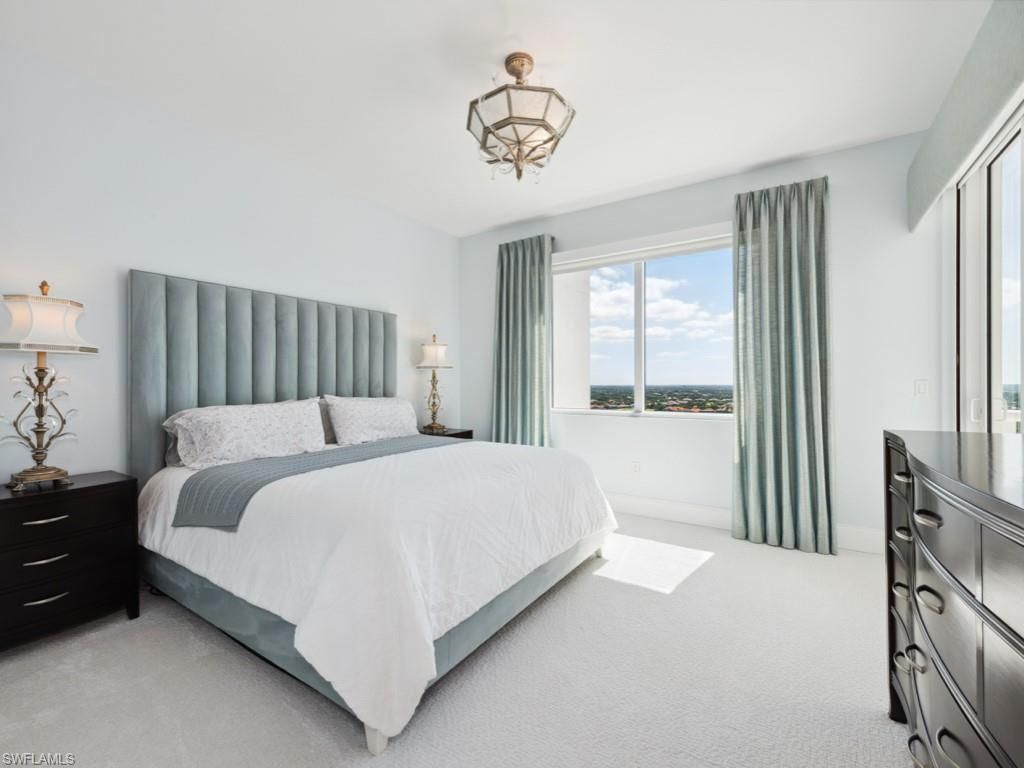 Bedroom, Chandelier, Interior