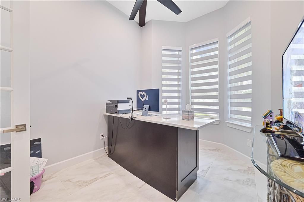 Home Office, Interior, Marble