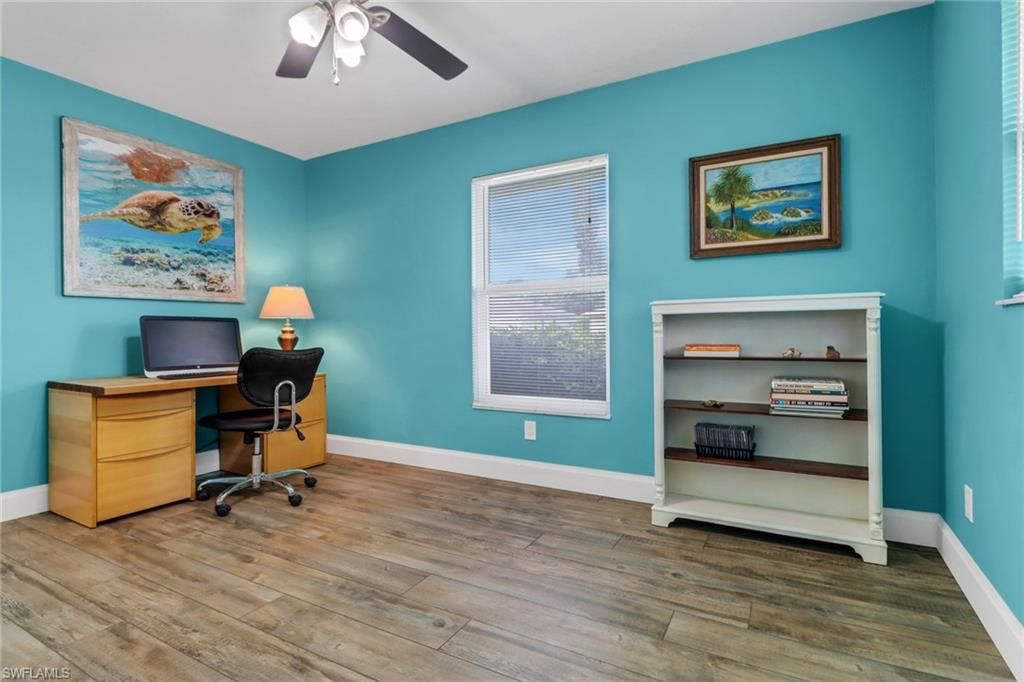 Home Office, Interior, Wood Texture Flooring