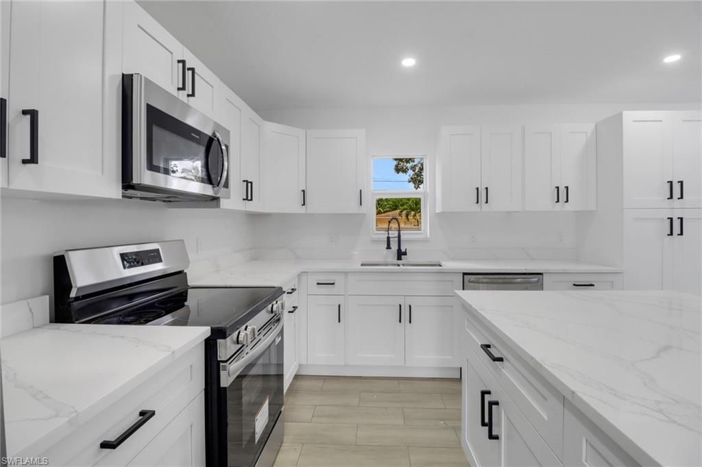 Interior, Kitchen, Recessed Lighting, Stainless Steel Appliances