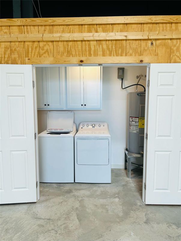 Interior, Utility Closets, Washer, Wooden Walls
