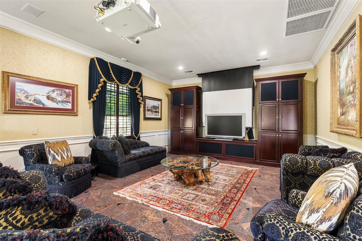 Interior, Living room, Recessed Lighting
