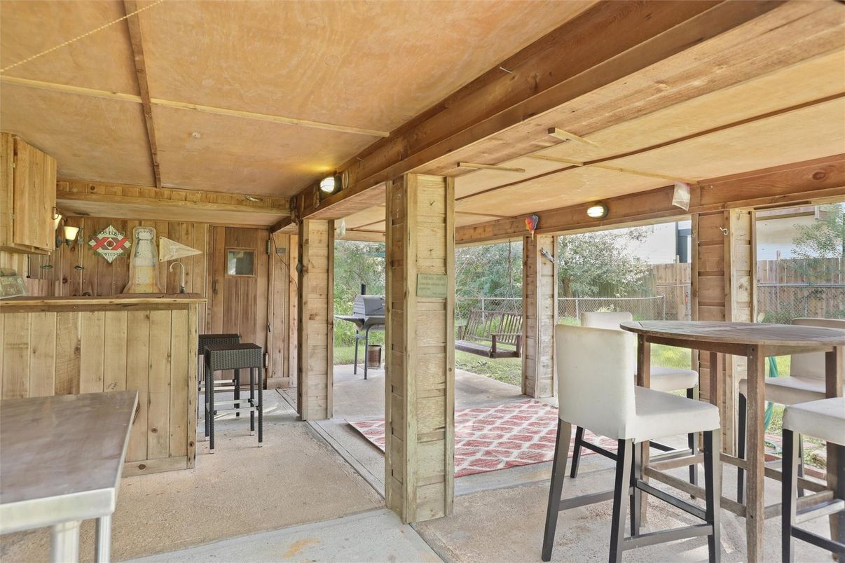 Interior, Wooden Beams, Wooden Walls