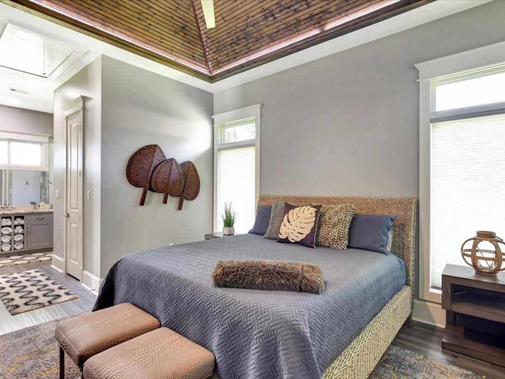 Bedroom, Interior, Wood Texture Flooring