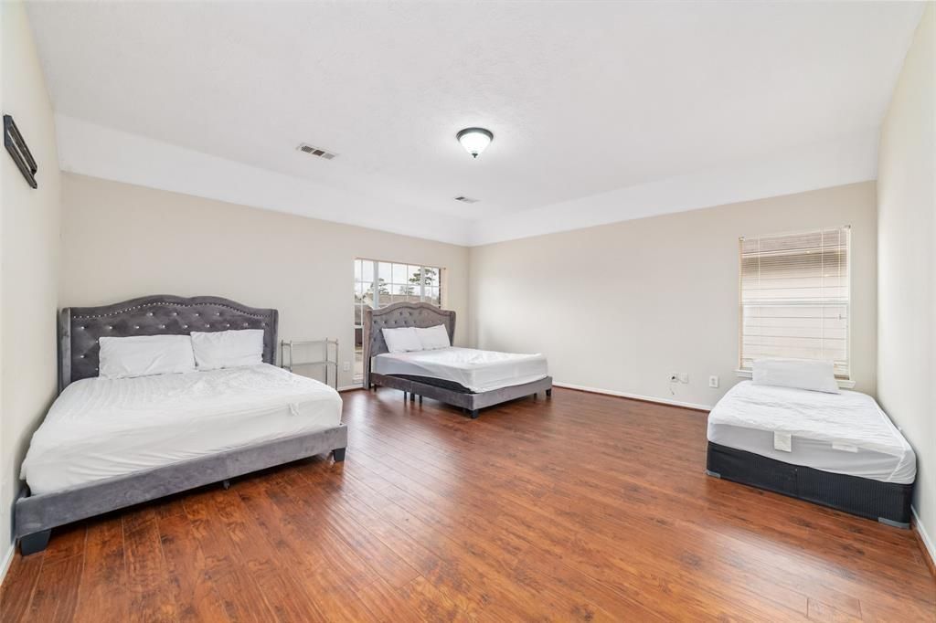 Bedroom, Interior, Wood Texture Flooring