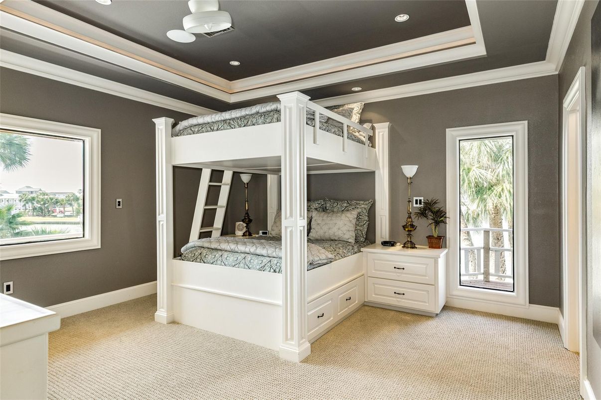 Bedroom, Interior, Recessed Lighting