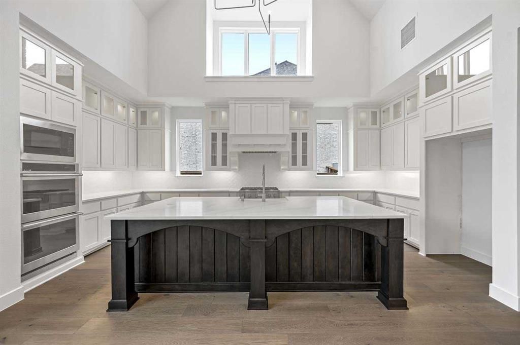 Interior, Kitchen, Wood Texture Flooring
