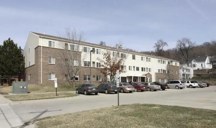 Exterior, Facade, Brick Facade, Condo Building