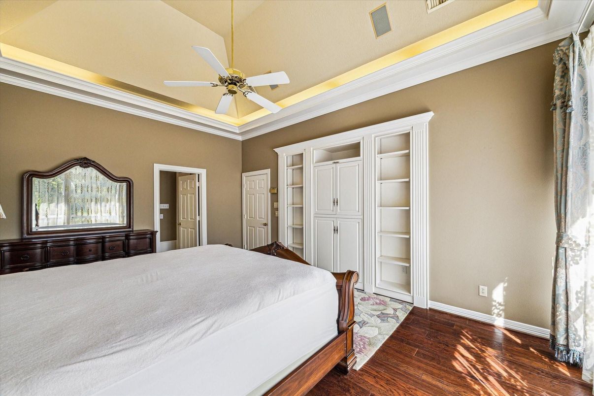 Bedroom, Interior, Wood Texture Flooring