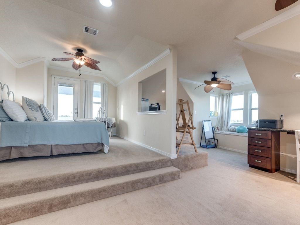 Bedroom, Interior, Recessed Lighting