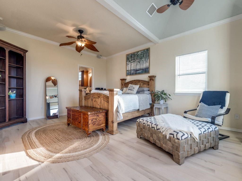 Bedroom, Interior, Wood Texture Flooring