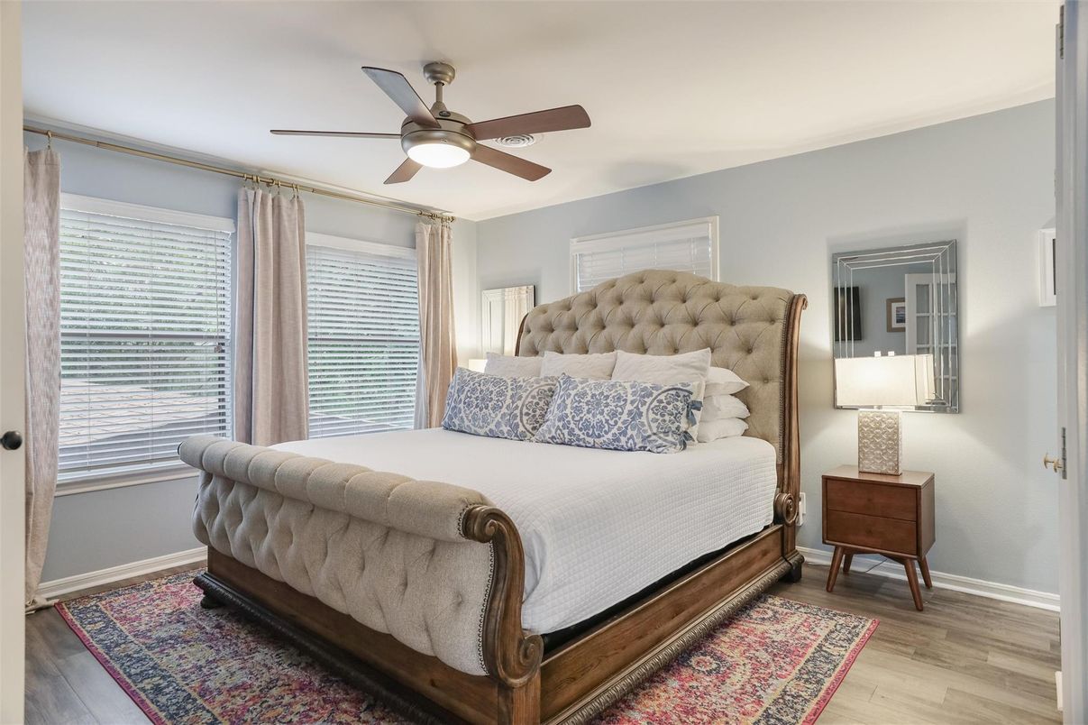 Bedroom, Interior, Wood Texture Flooring