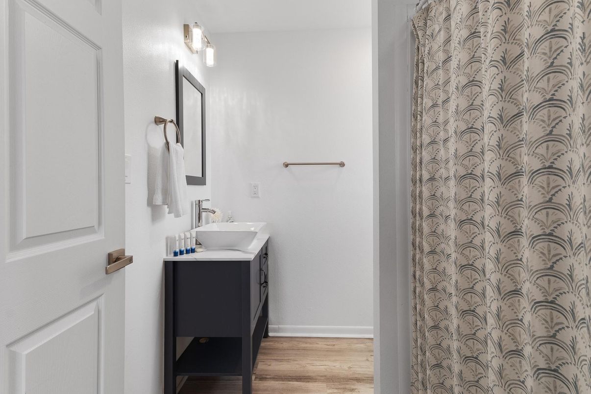 Bathroom, Interior, Wood Texture Flooring