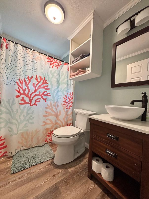 Bathroom, Interior, Wood Texture Flooring