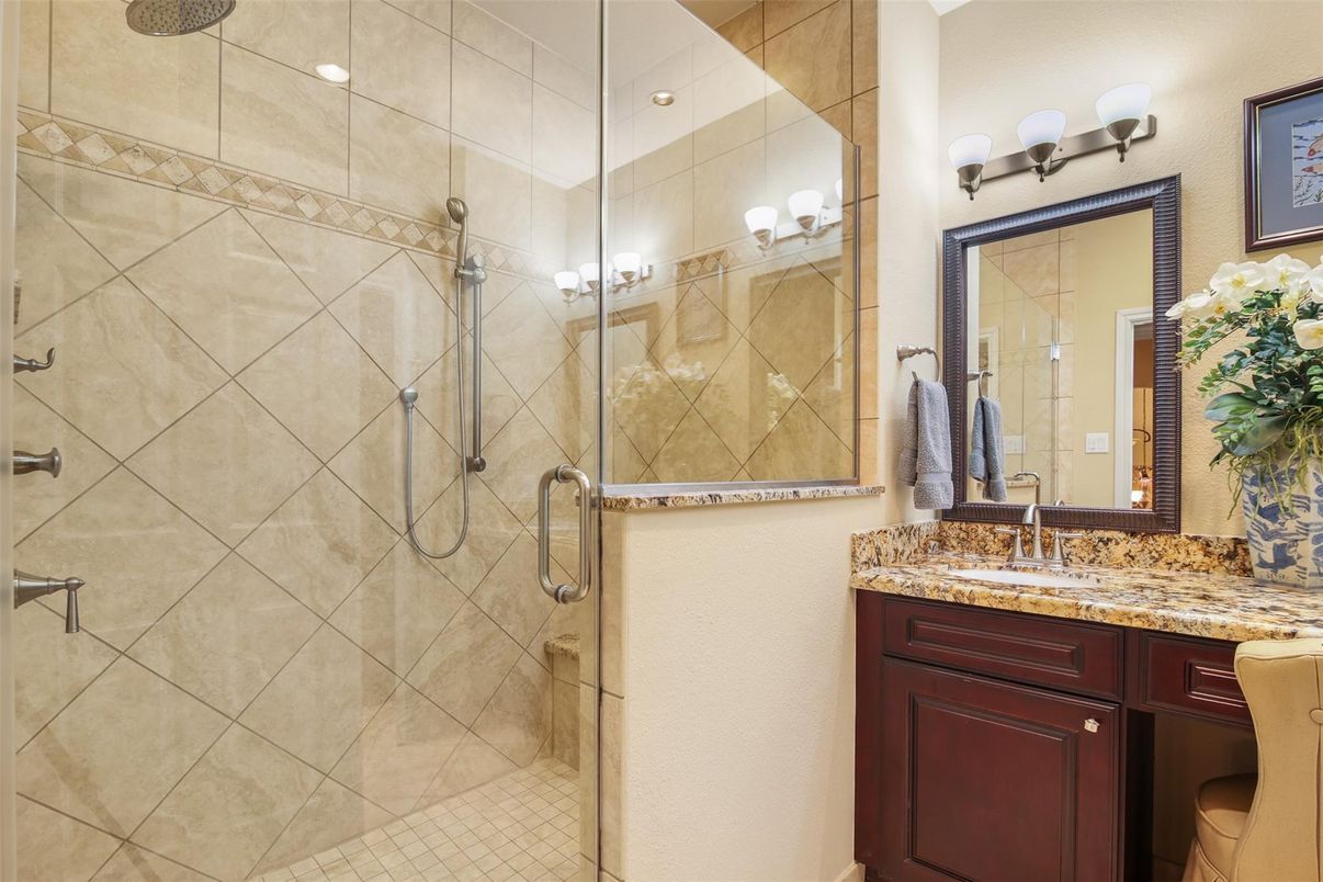 Bathroom, Glass Shower, Interior