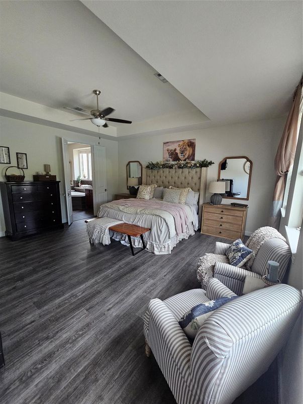 Bedroom, Interior, Wood Texture Flooring