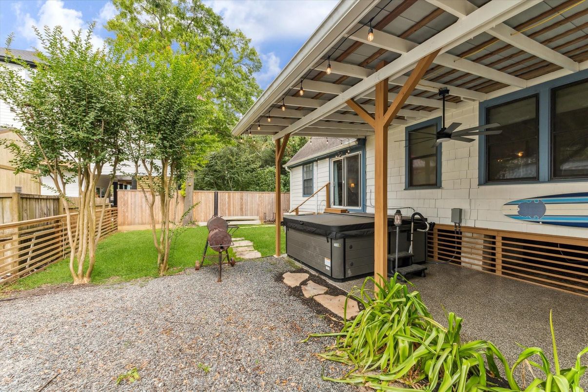 Backyard, Exterior, Hot Tub