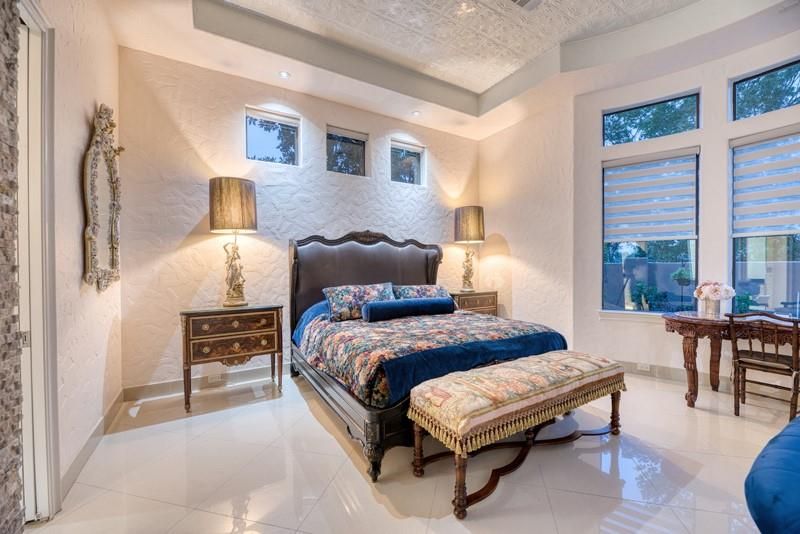 Bedroom, Interior, Recessed Lighting