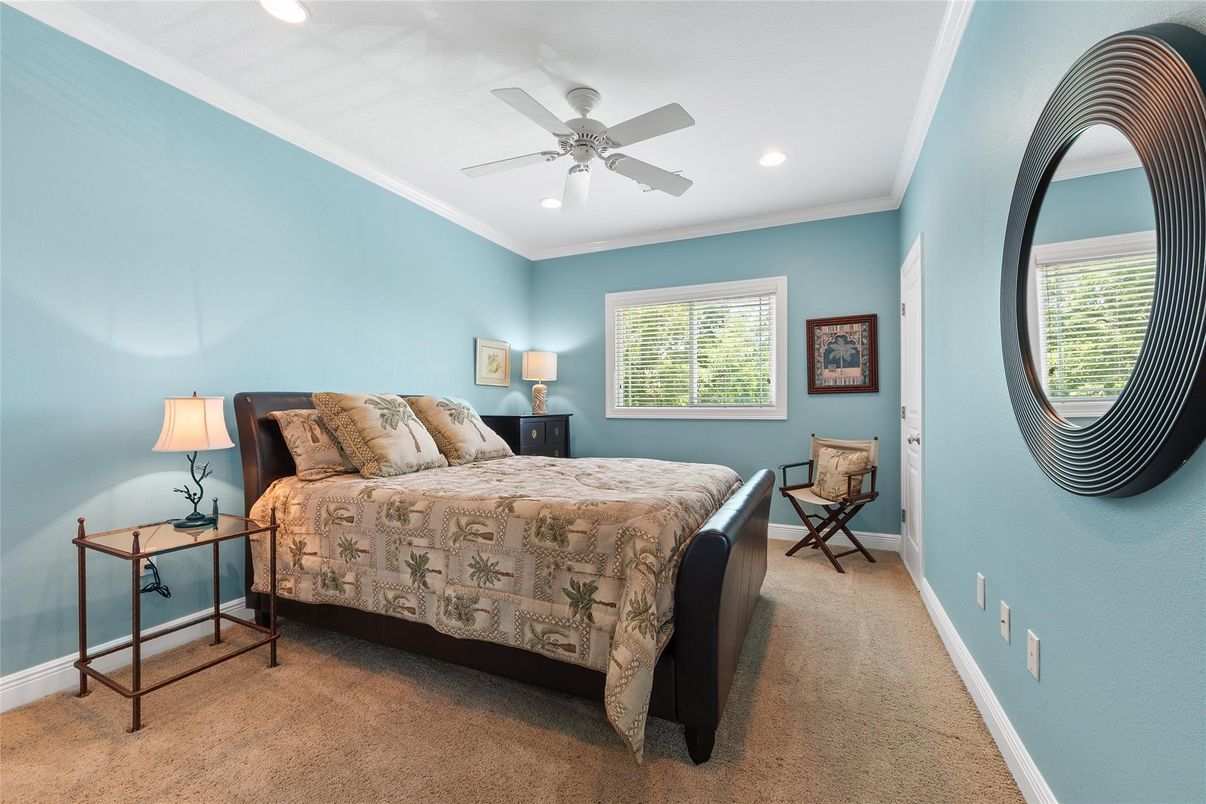 Bedroom, Interior, Recessed Lighting