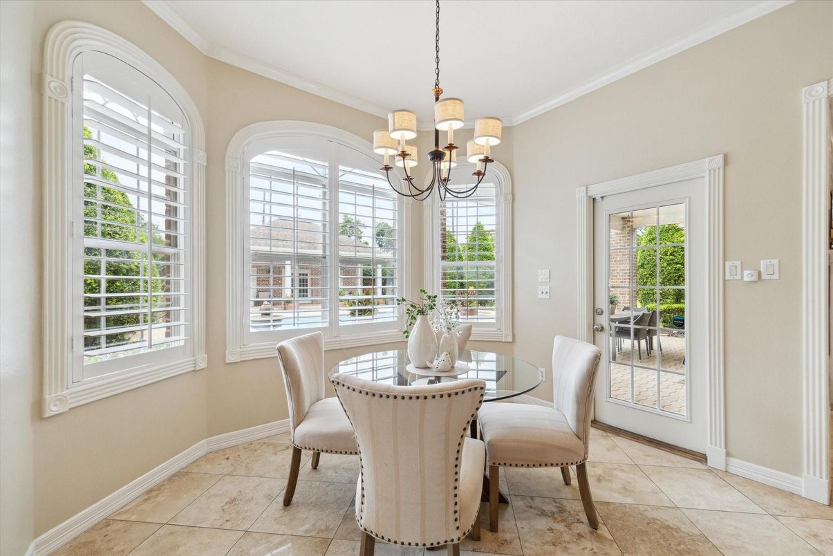 Chandelier, Dining room, Interior