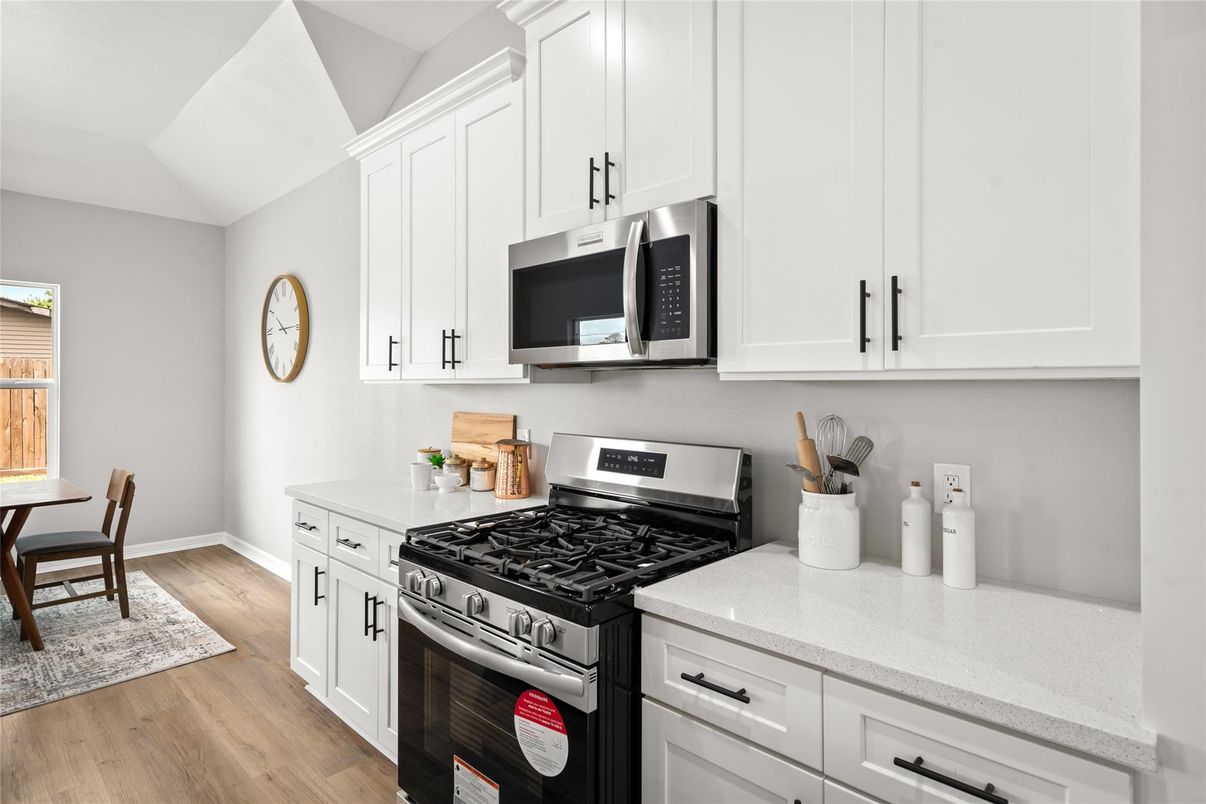 Interior, Kitchen, Wood Texture Flooring
