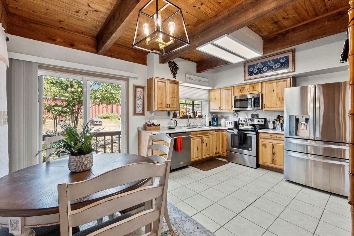 Interior, Kitchen, Stainless Steel Appliances, Wooden Beams, Wooden Ceilings