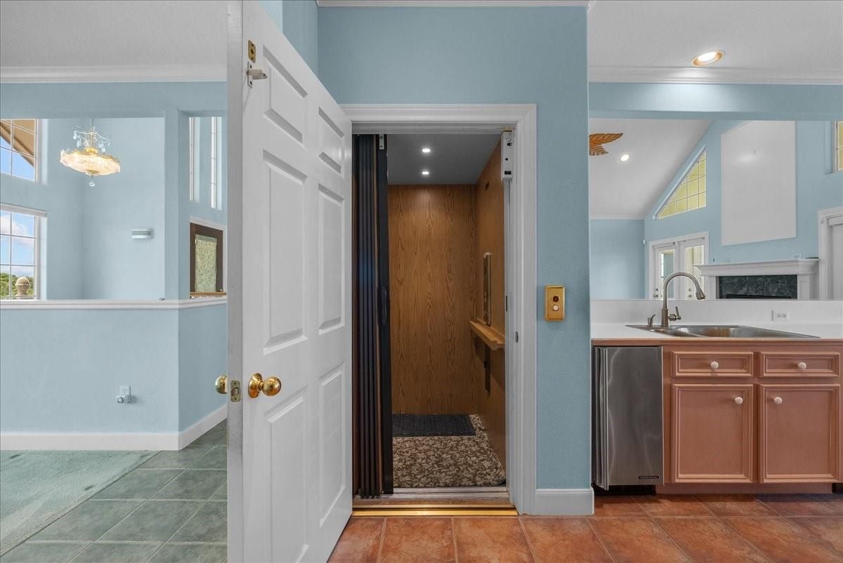 Interior, Recessed Lighting, Wooden Walls