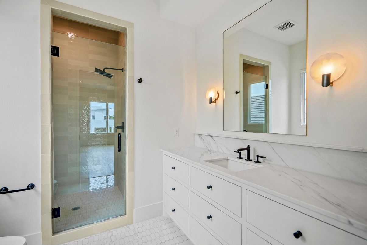 Bathroom, Glass Shower, Interior