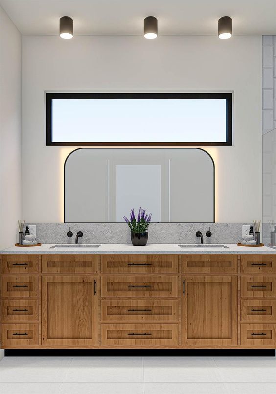 Bathroom, Dual Sink Vanities, Interior