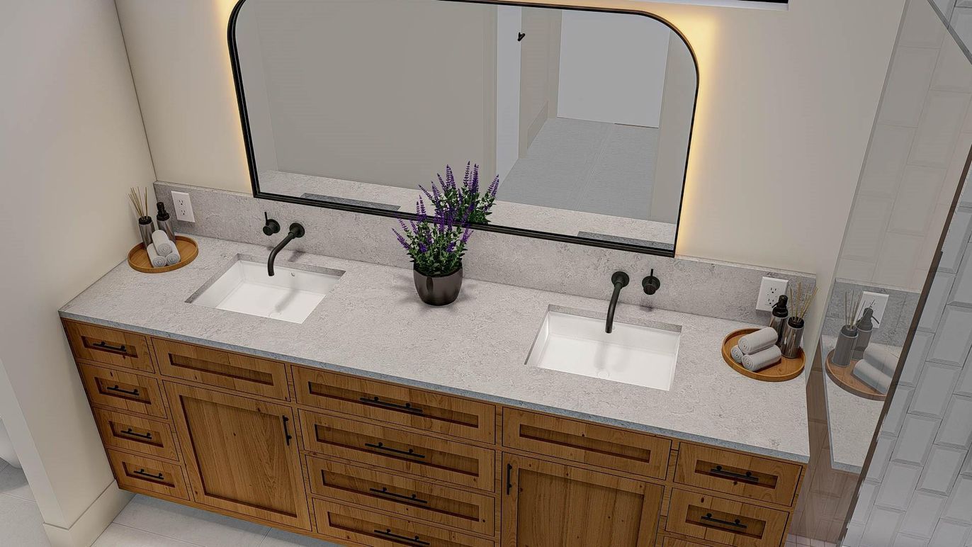 Bathroom, Dual Sink Vanities, Interior