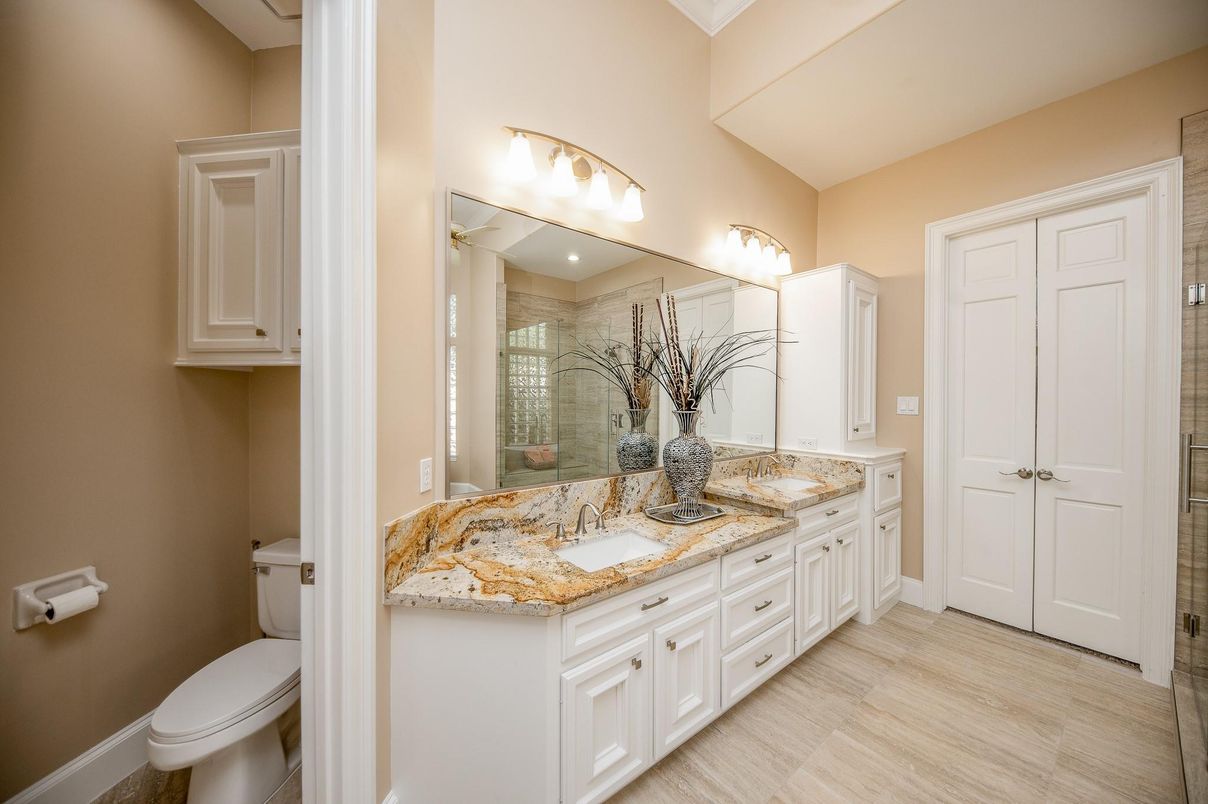 Bathroom, Interior, Wood Texture Flooring